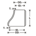 Jis Eccentric Reducer Ming Buttweld Fittings