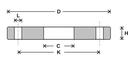 Flange (Weld on) -Table D Steel Flanges