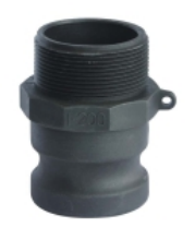 TF025P 25mm Male Adaptor X Male BSP Polyprop Camlock Fitting