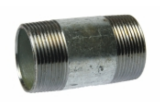 Barrel Nipple Galvanised Malleable Fitting