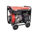 7.5KVA Diesel Generator Electric key start with wheels, Single phase 220 V