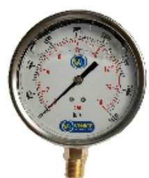 Pressure Guage 100mm Dial 3/8 BSP Brass